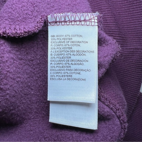 The North Face Never Stop Exploring Box Logo Hoodie Deep Purple - Picture 7 of 9